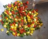A picture of step 2 of Stir Fried Rice.