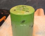 Hình bước làm 3 của món Sữa tươi kem matcha dẻo trân châu