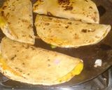 चपाती चीज़ टकोज (chapati cheese tacos recipe in Hindi) रेसिपी चरण 3 फोटो