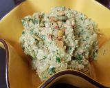 A picture of step 5 of My Garlic Chic pea & Avacado dip. 🙄.