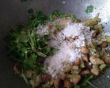 A picture of step 9 of Banana stem fry (Thor ghonto).