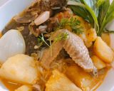 Hình bước làm 6 của món Bún cà ri gà