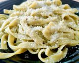 Foto del paso 7 de la receta Tagliatelle de espinacas con salsa Alfredo