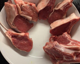 A picture of step 1 of Curried Lamb Cutlets.