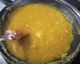 A picture of step 5 of Mysore Pak (Traditional South Indian Sweet).