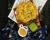 मिक्स वेज बेसन चीला (mix veg besan cheela recipe in Hindi) रेसिपी चरण 4 फोटो