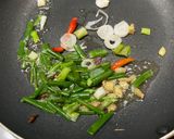 A picture of step 3 of Matki sprout Pulao.