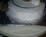 A picture of step 4 of 3d cake.