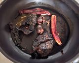 A picture of step 2 of Pork with Three Chiles.