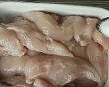 A picture of step 1 of Chicken resipy.