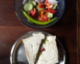 A picture of step 3 of Healthy and tasty sandwich with salad.