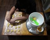 Foto langkah ke 1 dari resep 5 Ingredients Cheese Cookies.