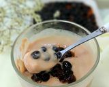 Hình bước làm 1 của món Pudding sữa, dừa, cà phê