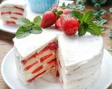Foto langkah ke 6 dari resep Strawberry mille crepe.