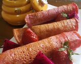 Foto langkah ke 5 dari resep Pancake Buah Naga.