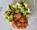 Une image de l'étape 5 de Poke bowl Saumon Avocat.