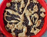 Foto del paso 2 de la receta: Mega cookie marmolada y saludable de avena y maní