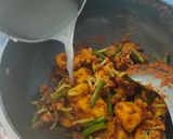 A picture of step 3 of Mix vegetable curry UP style.