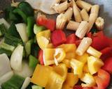 Chilli paneer with baby corn recipe step 2 photo