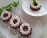 Foto langkah ke 5 dari resep Kue Talam Ubi Ungu.