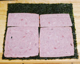 Foto langkah ke 3 dari resep Kimbap snail buat anak2, lagi rame di Korea. Gampang & Lucu!.