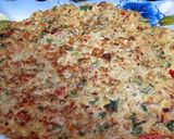 A picture of step 2 of Chicken vegi creamy Omelet.