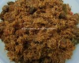 Foto langkah ke 10 dari resep Serundeng Daging Sapi pedas manis gurih.