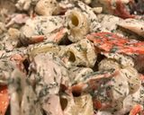 A picture of step 4 of Imitation Crabmeat Pasta Salad.