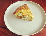 A picture of step 5 of Broccoli and cheese quiche.