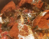 Foto del paso 4 de la receta: Pescado guisado en salsa con guarnición quinoa. Niños