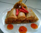 Foto langkah ke 6 dari resep Lumpia Goreng Isi Kentang Wortel Ayam #pr_risolesdkk.