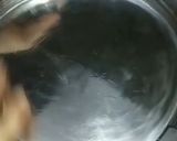 A picture of step 1 of Besan dhokla.