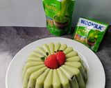 Foto langkah ke 4 dari resep Puding matcha cincau.