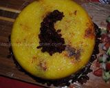 A picture of step 21 of Persian upside down rice (Tahchin-e Morgh).