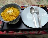A picture of step 3 of Maggi Soup.