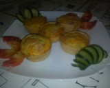 Foto del paso 2 de la receta: Pastelitos de tortilla de patata beicon jamon york y queso