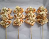 Foto langkah ke 4 dari resep Sate Pizza.