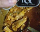 A picture of step 8 of Dehlis special Mutton trotters.