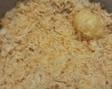 A picture of step 8 of Prawn Pulao.