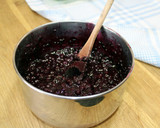 Foto del paso 3 de la receta: Caracola rellena de arándanos. Postre saludable vegano🌱