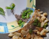A picture of step 2 of Sabudana khichdi (ekadashi special).