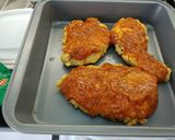 Foto langkah ke 3 dari resep Ketofy Chicken Parmigiana.
