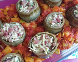 Foto del paso 5 de la receta: Alcachofas rellenas con salsa de queso