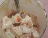 Foto del paso 2 de la receta: Fresas con crema🍓 fácil y rápido