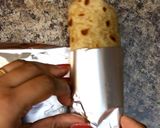 A picture of step 8 of Noodles Frankie | Noodles Kathi Roll.