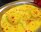 A picture of step 5 of Holi Special Kadhi Badi.