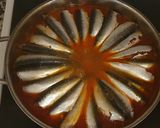 A picture of step 6 of Stewed Baby Sardines (Xoubas Guisadas).