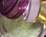A picture of step 2 of Palak Dhokla.