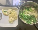 A picture of step 1 of Vegan cauliflower cheeze.