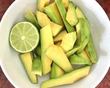 Hình bước làm 1 của món Bơ chiên xù🥑🥑